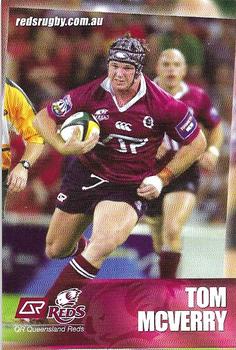 2006 Queensland Reds #NNO Tom McVerry Front